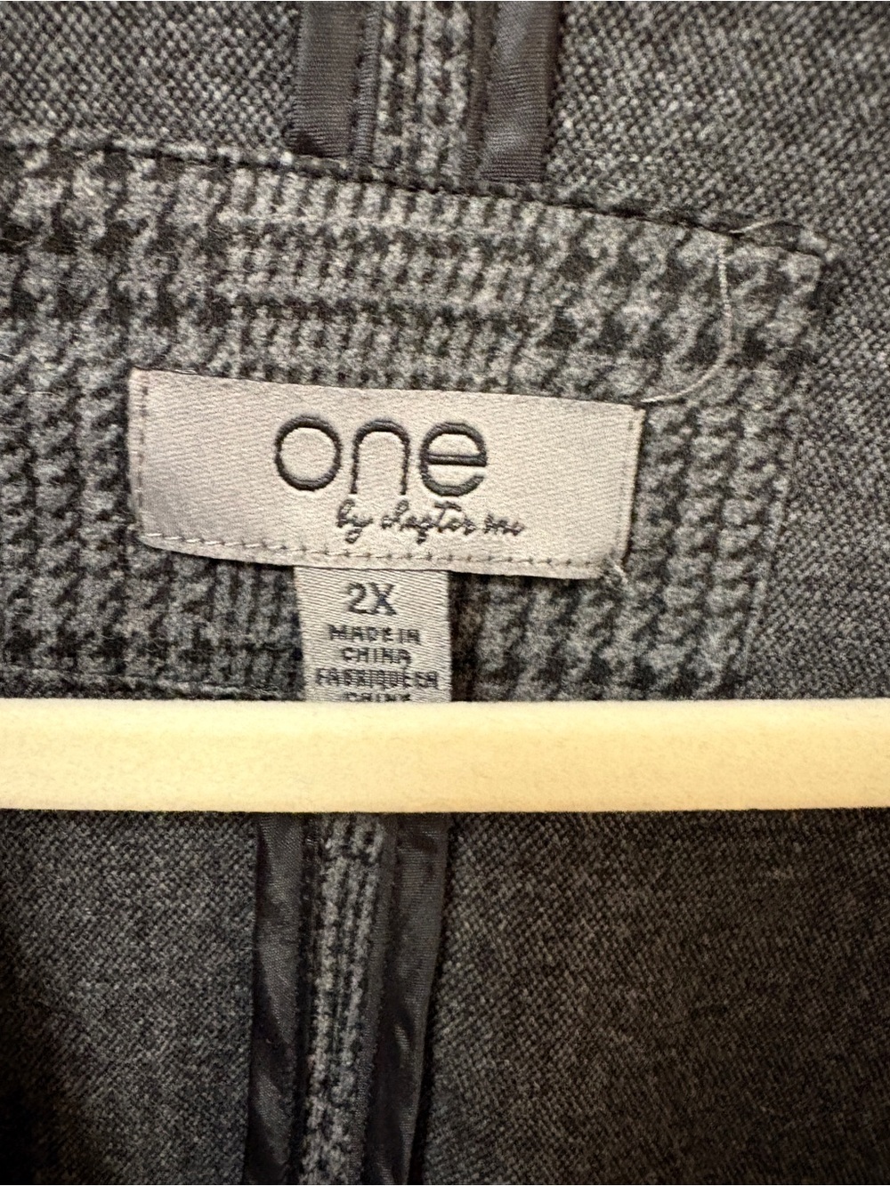 Grey Long Jacket Sweater Plus Size 2X Pockets Office Business Preppy Neutral - Picture 5 of 12